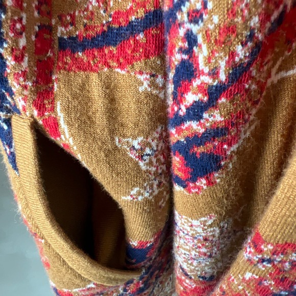 MOTH by Anthropologie Intarsia Blazer Cardigan Sweater - Picture 9 of 12